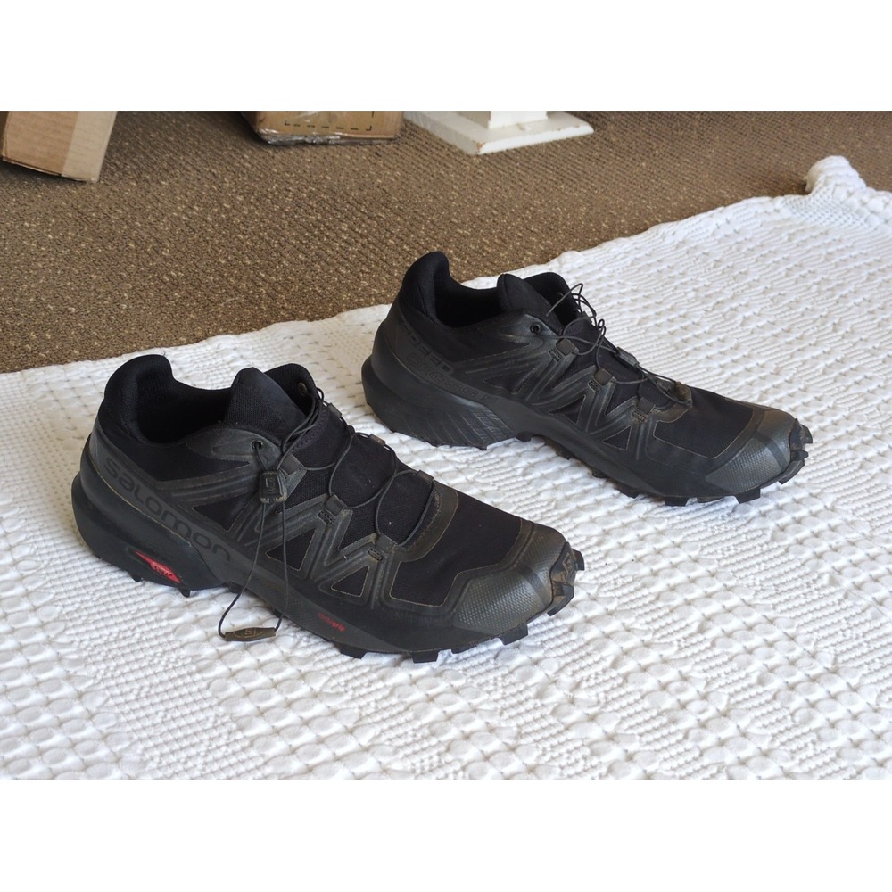 Salomon Speedcross 5 Mens Size 13 Black Hiking Outdoors